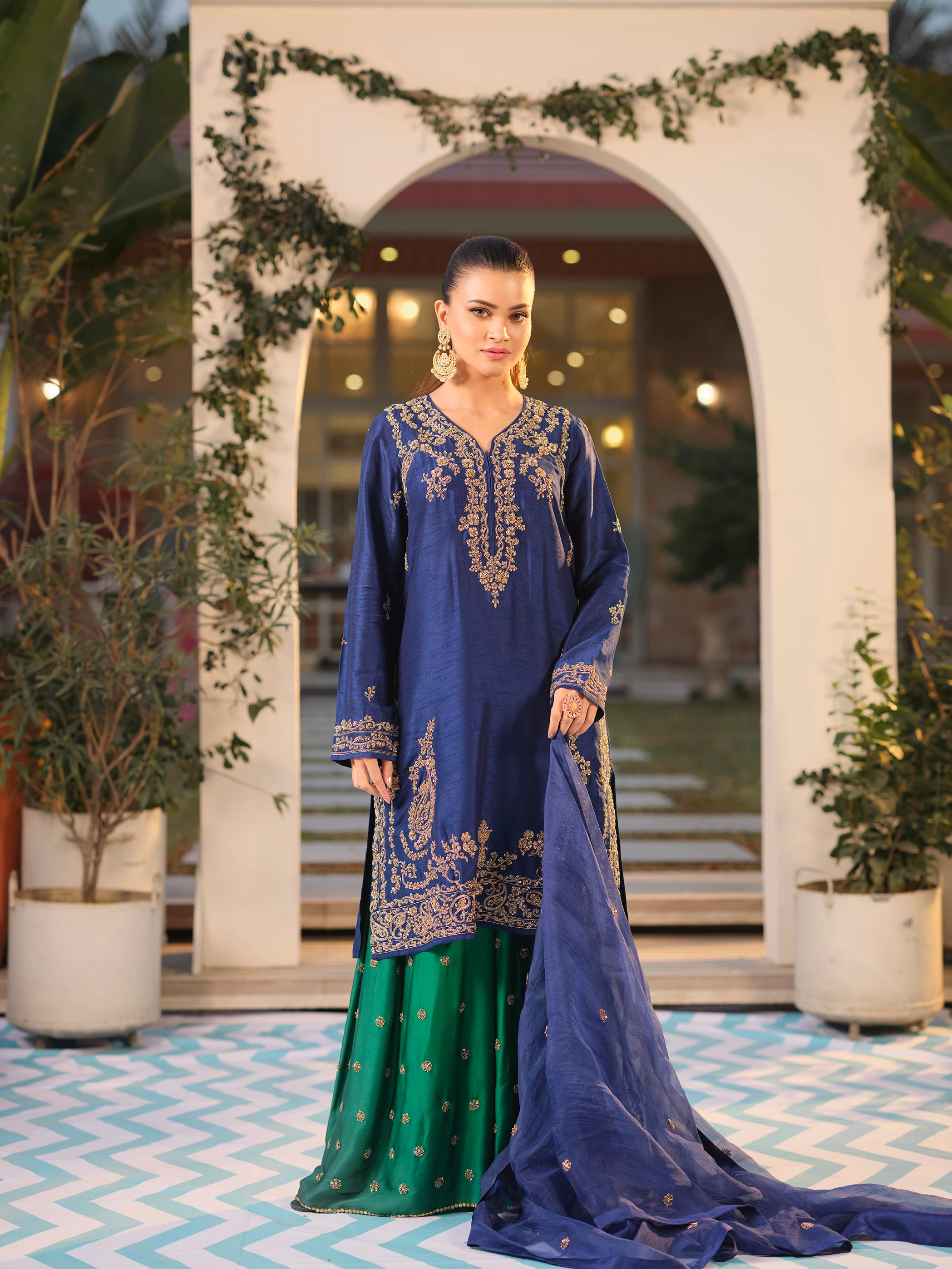 Blue Gharara